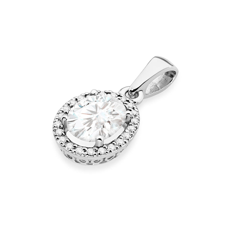 Pandantiv Aur 14K cu Diamante de Laborator 2.11 ct, imaginea 6 din 6