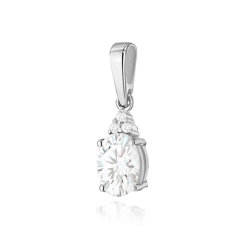 Pandantiv Aur 14K cu Diamante de Laborator 0.73 ct, imaginea 7 din 9