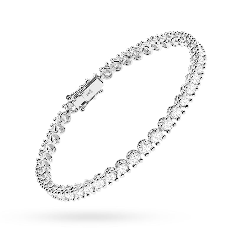 Bratara Aur 14K cu Diamante de Laborator 4.40 ct, imaginea 5 din 6