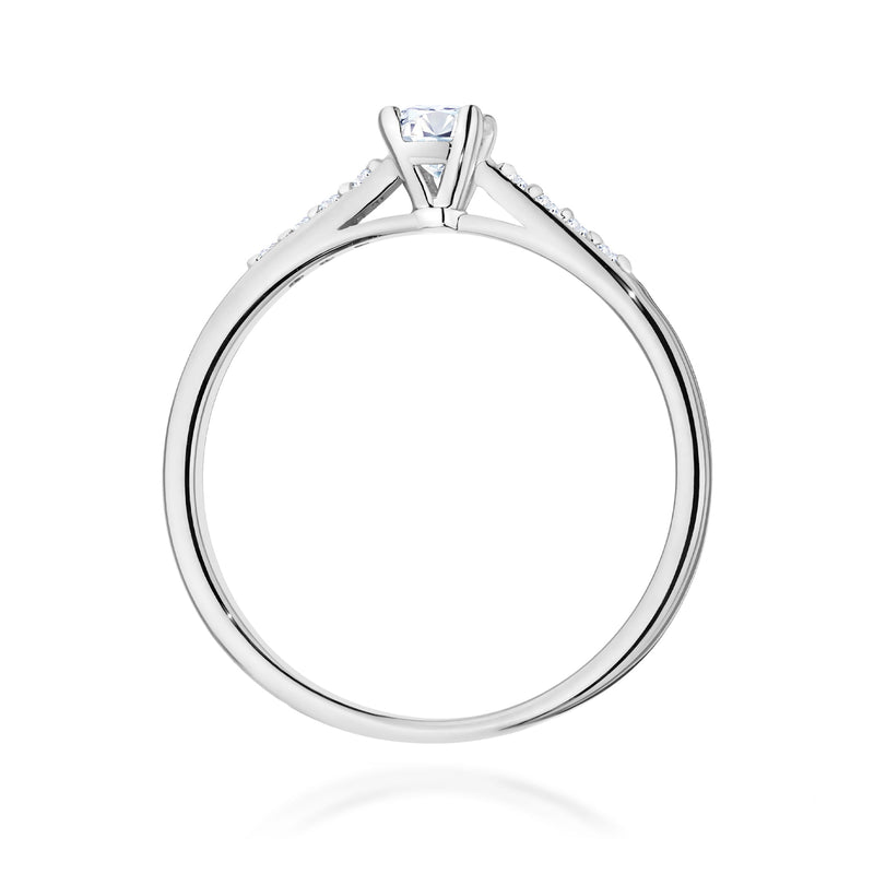 Inel Aur 9K cu Diamante de Laborator 0.32 ct, imaginea 7 din 8