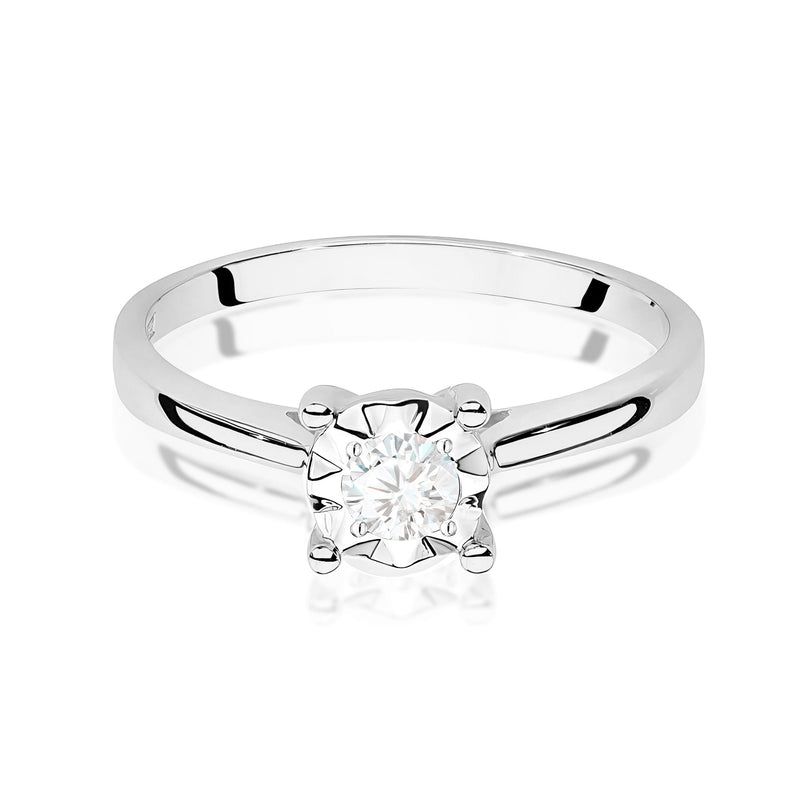 Inel Aur 9K cu Diamant de Laborator 0.20 ct, imaginea 6 din 8