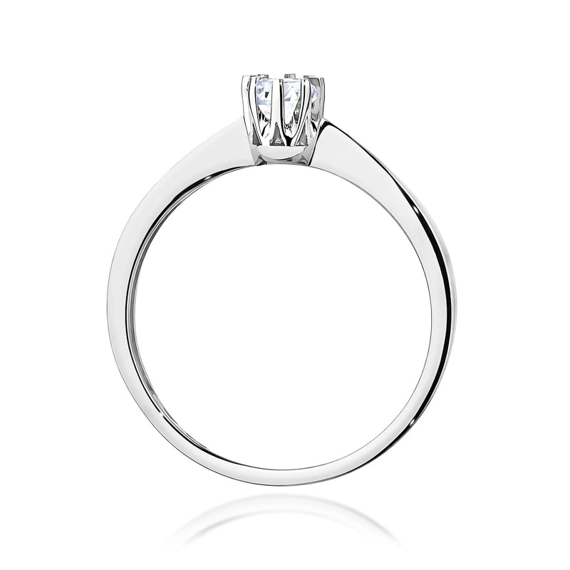 Inel Aur 9K cu Diamant de Laborator 0.15 ct, imaginea 7 din 8