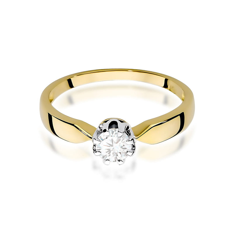 Inel Aur 9K cu Diamant de Laborator 0.40 ct, imaginea 2 din 6