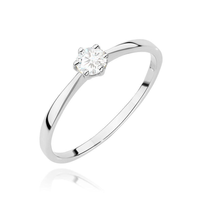 Inel Aur 14K cu Diamant de Laborator 0.20 ct, imaginea 9 din 12