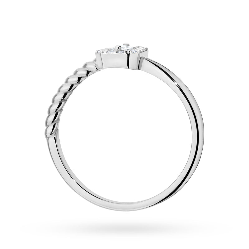 Inel Aur 9K cu Diamant Natural 0.13 ct, imaginea 7 din 8