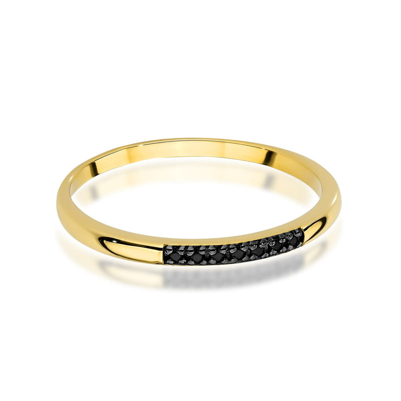 Inel Aur 9K cu Diamant Natural, imaginea 2 din 8