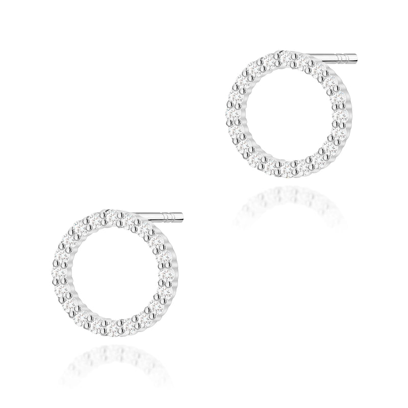 Cercei Aur 14K cu Diamante Naturale 0.20 ct, imaginea 7 din 9