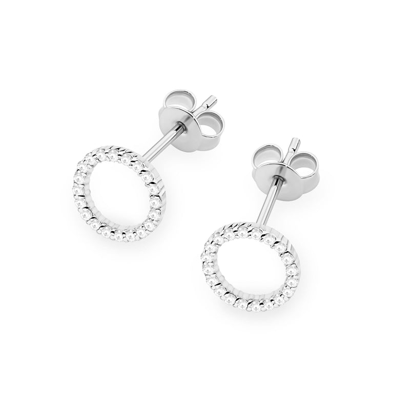 Cercei Aur 14K cu Diamante Naturale 0.20 ct, imaginea 8 din 9