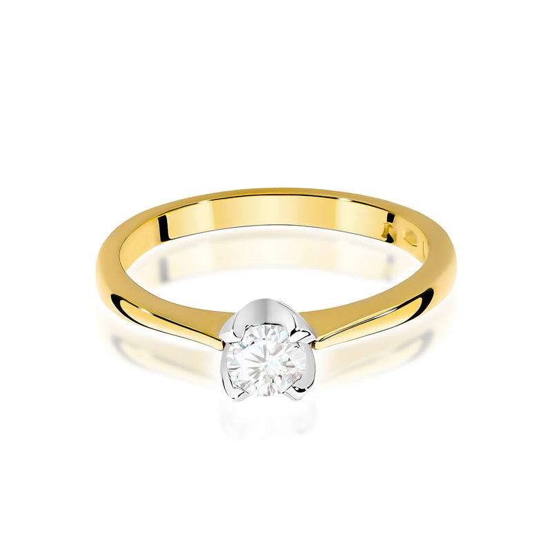 Inel Aur 14K cu Diamant de Laborator 0.30 ct, imaginea 2 din 12
