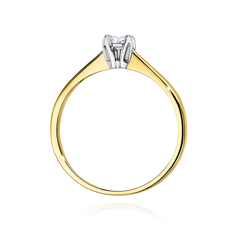 Inel Aur 14K cu Diamant de Laborator 0.30 ct, imaginea 3 din 12
