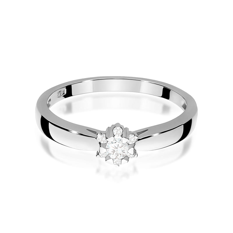 Inel Aur 14K cu Diamante de Laborator 0.15 ct, imaginea 11 din 12