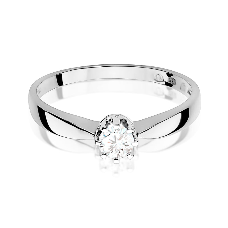 Inel Aur 14K cu Diamant de Laborator 0.15 ct, imaginea 10 din 12