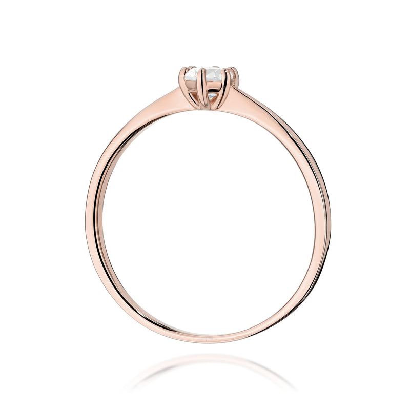Inel Aur 14K cu Diamant de Laborator 0.15 ct, imaginea 7 din 12