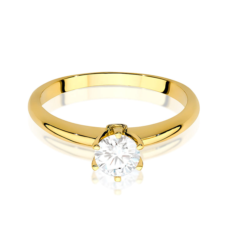 Inel Aur 9K cu Diamante de Laborator 0.54 ct, imaginea 2 din 8