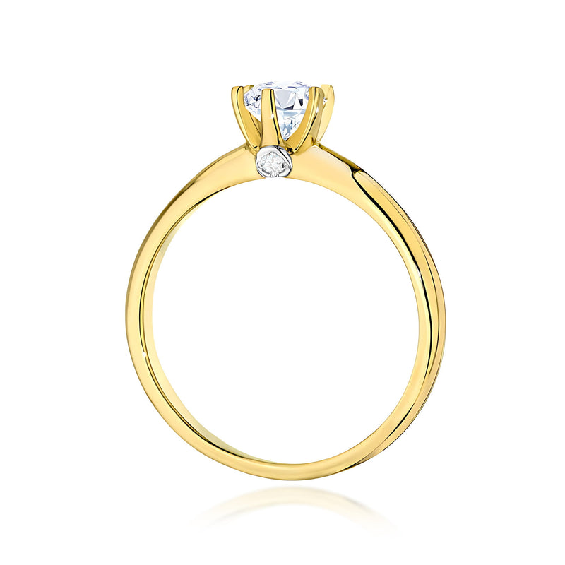 Inel Aur 9K cu Diamante de Laborator 0.54 ct, imaginea 3 din 8