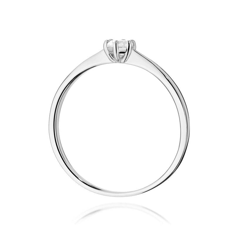 Inel Aur 9K cu Diamant de Laborator 0.15 ct, imaginea 7 din 8