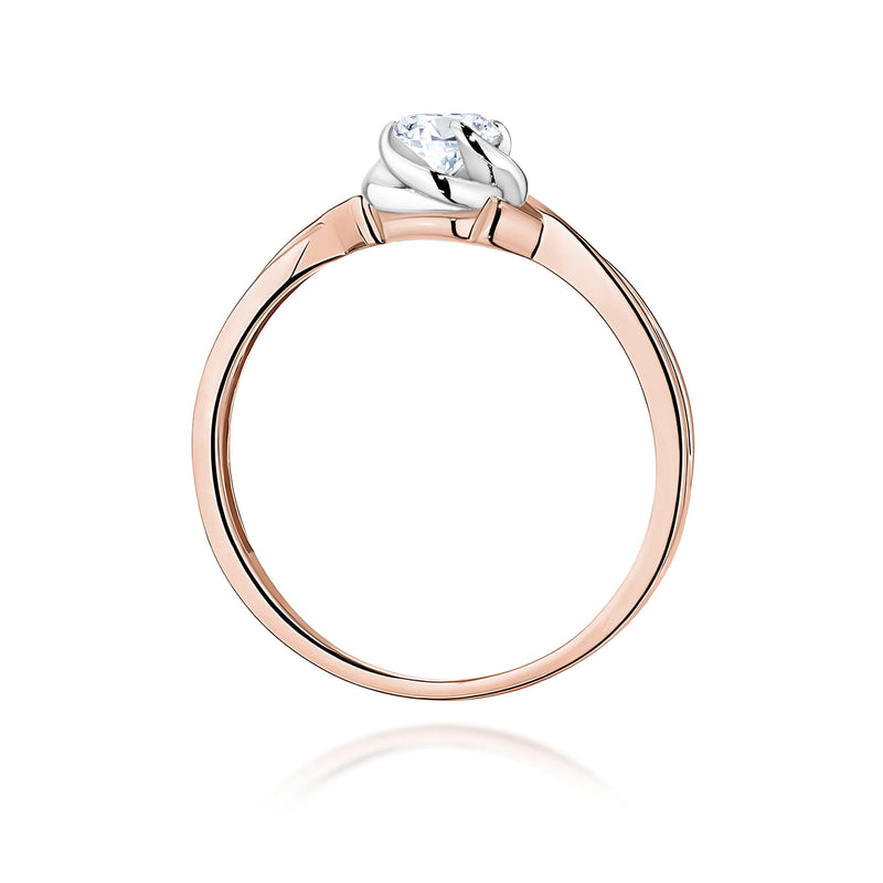 Inel Aur 14K cu Diamant Natural 0.30 ct, imaginea 7 din 12