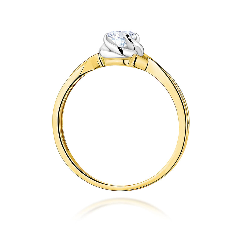 Inel Aur 9K cu Diamant de Laborator 0.30 ct, imaginea 3 din 8