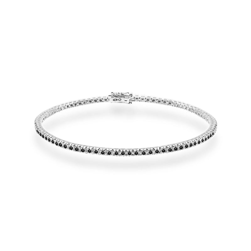 Bratara Aur 14K cu Diamante Naturale Negre 0.45 ct, imaginea 4 din 6