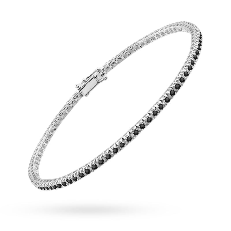 Bratara Aur 14K cu Diamante Naturale Negre 1.07 ct, imaginea 6 din 8