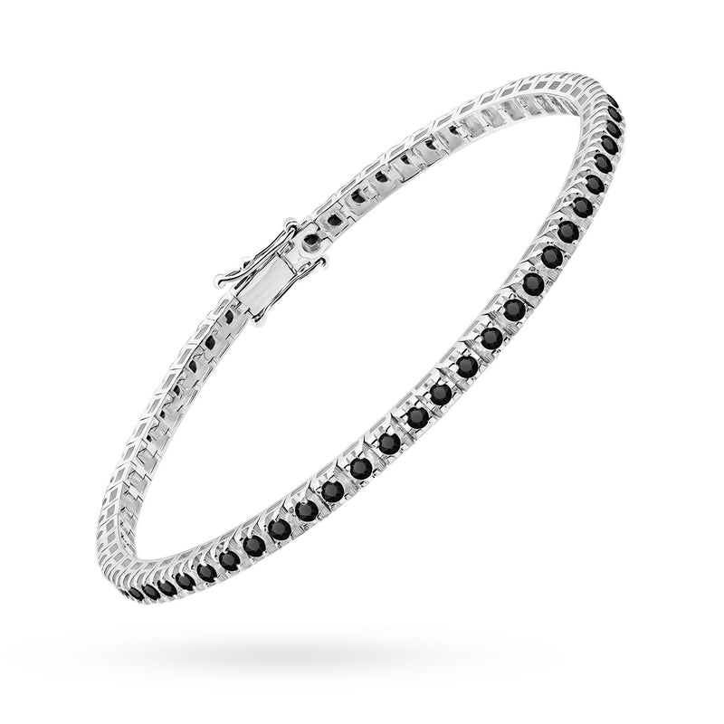 Bratara Aur 14K cu Diamante Naturale Negre 1.77 ct, imaginea 6 din 8
