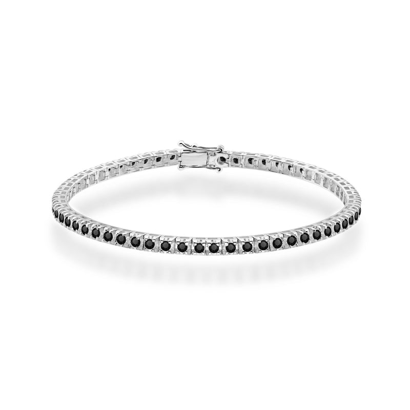 Bratara Aur 14K cu Diamante Naturale Negre 1.98 ct, imaginea 5 din 8