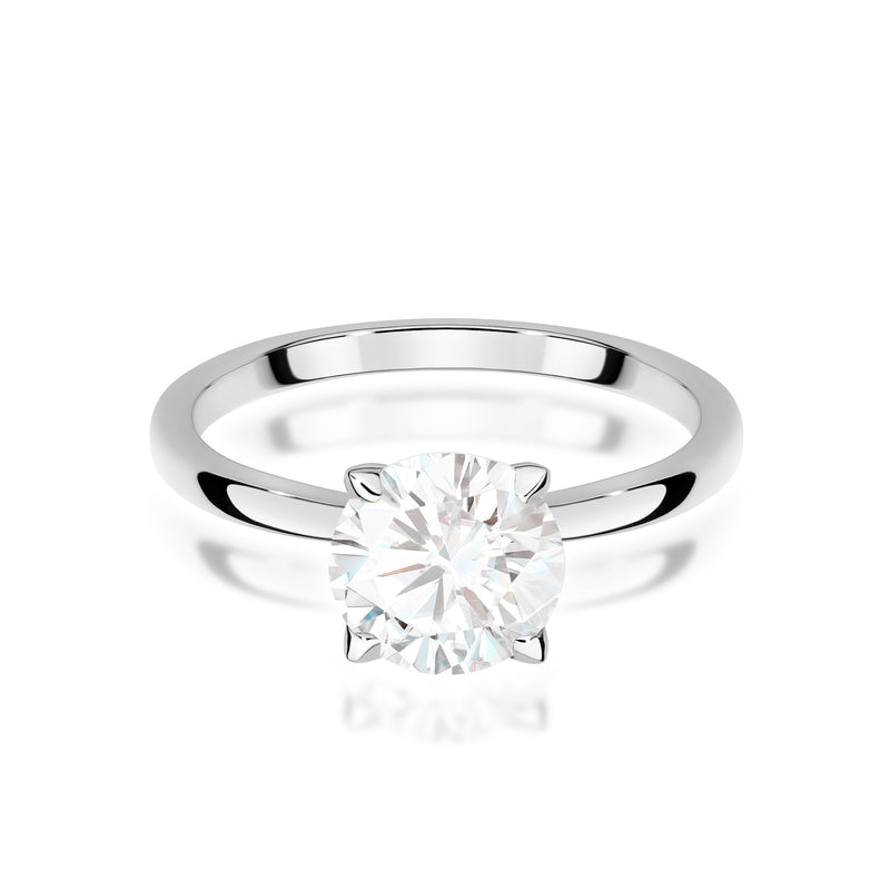 Inel Aur 14K cu Diamant de Laborator 1.50 ct, imaginea 10 din 12