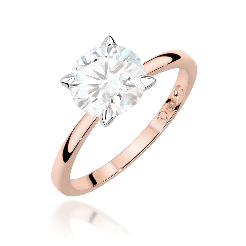 Inel Aur 14K cu Diamant de Laborator 2.00 ct, imaginea 5 din 12