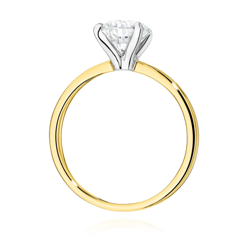 Inel Aur 9K cu Diamant de Laborator 2.00 ct, imaginea 3 din 7