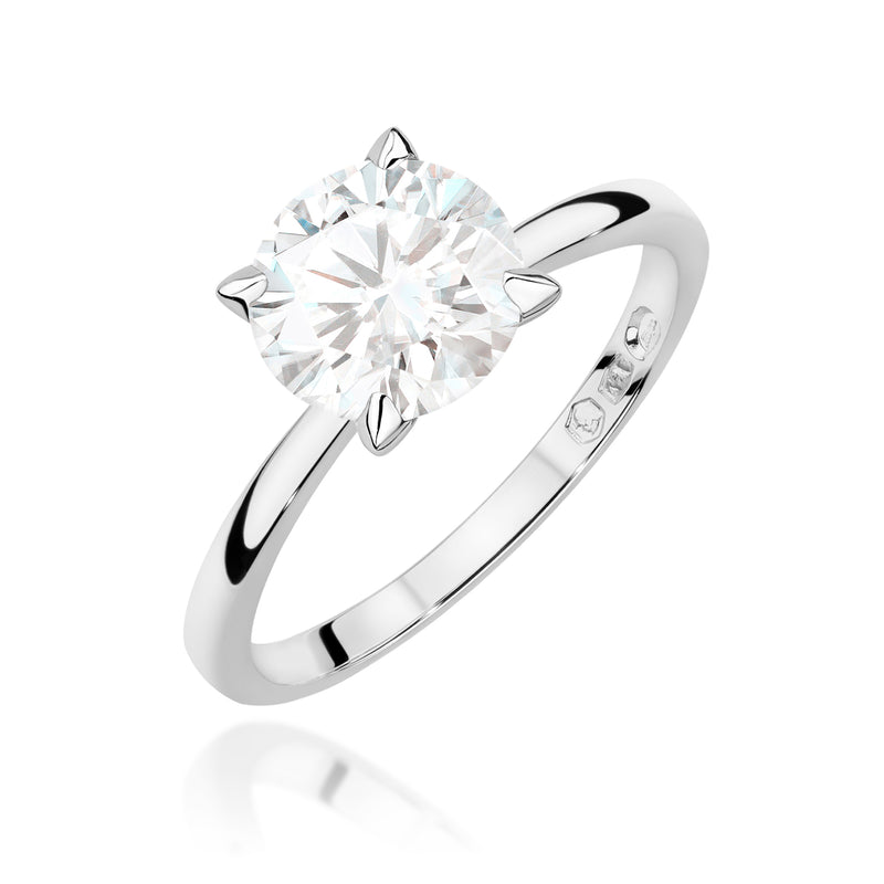 Inel Aur 9K cu Diamant de Laborator 2.00 ct, imaginea 4 din 7