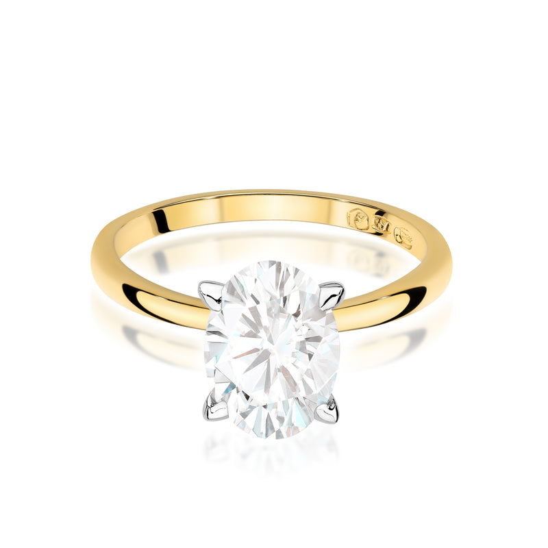 Inel Aur 14K cu Diamant de Laborator 1.50 ct, imaginea 2 din 12
