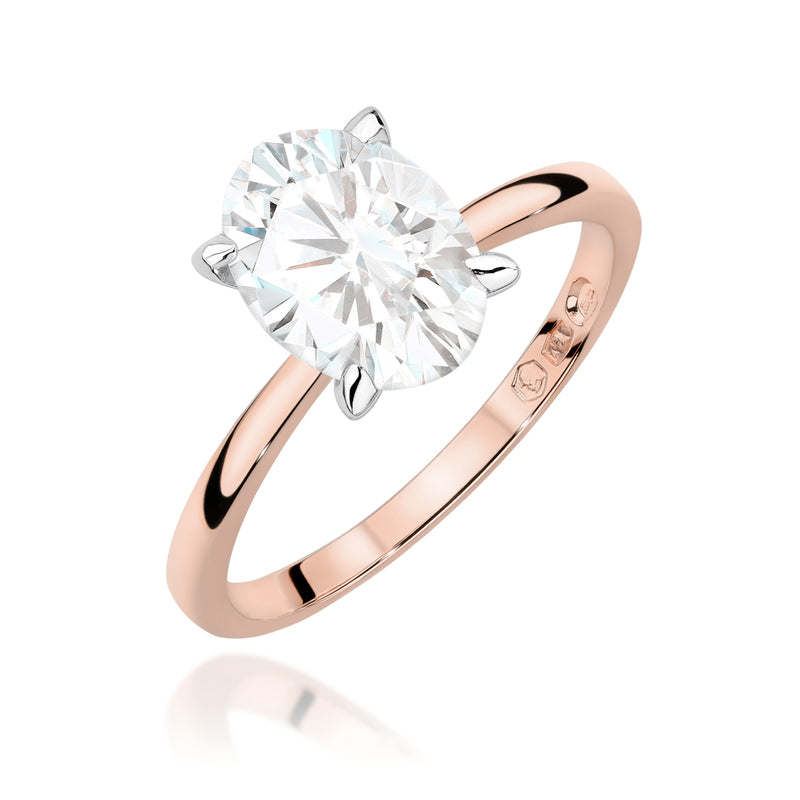 Inel Aur 14K cu Diamant de Laborator 1.50 ct, imaginea 5 din 12