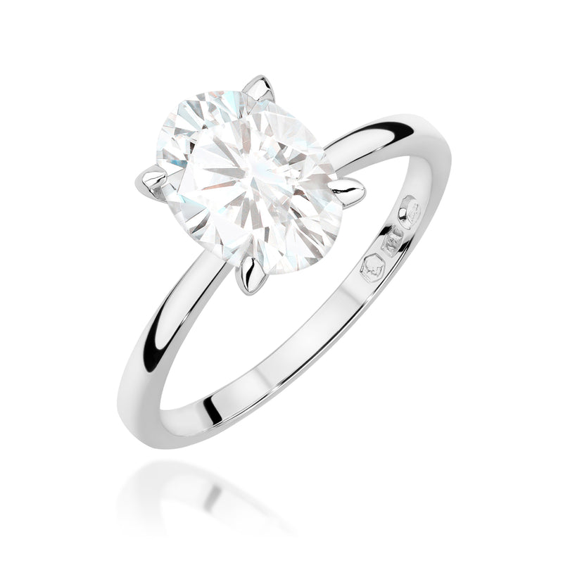 Inel Aur 14K cu Diamant de Laborator 1.50 ct, imaginea 9 din 12