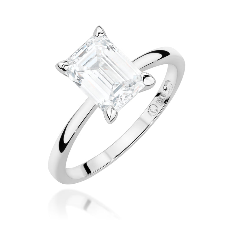 Inel Aur 9K cu Diamant de Laborator 1.50 ct, imaginea 5 din 8