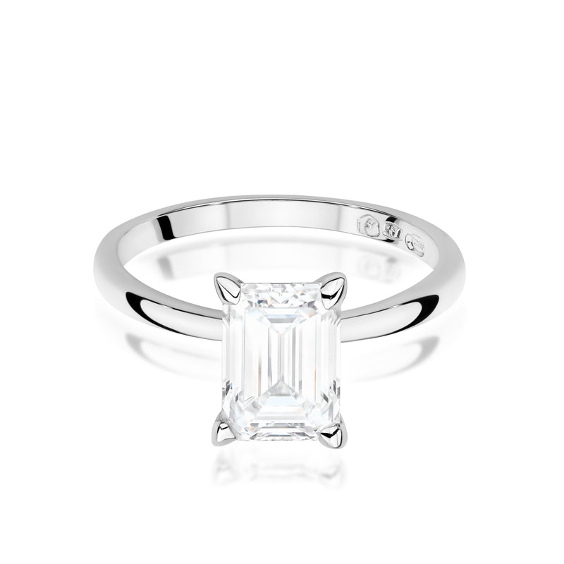 Inel Aur 9K cu Diamant de Laborator 1.50 ct, imaginea 6 din 8