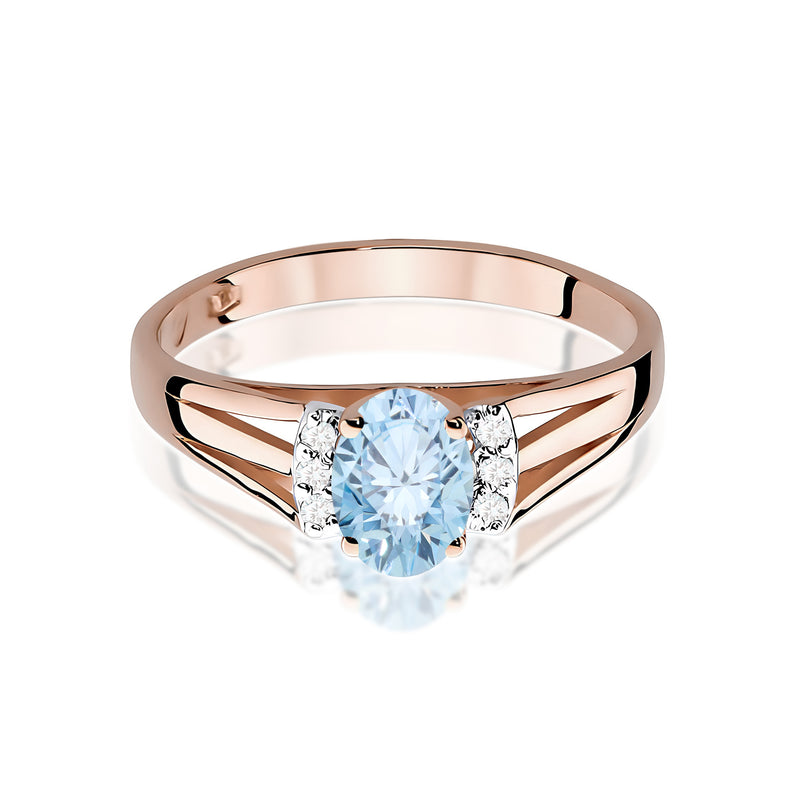 Inel Aur 14K cu Diamante de Laborator 0.55 ct, imaginea 6 din 12
