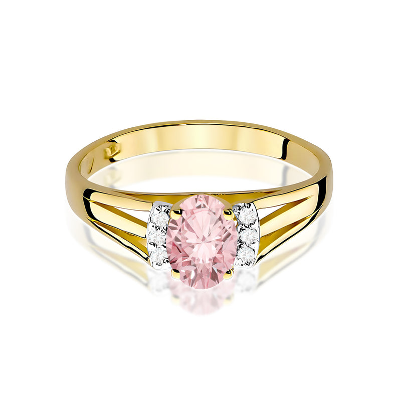 Inel Aur 14K cu Diamante de Laborator 0.55 ct, imaginea 2 din 12