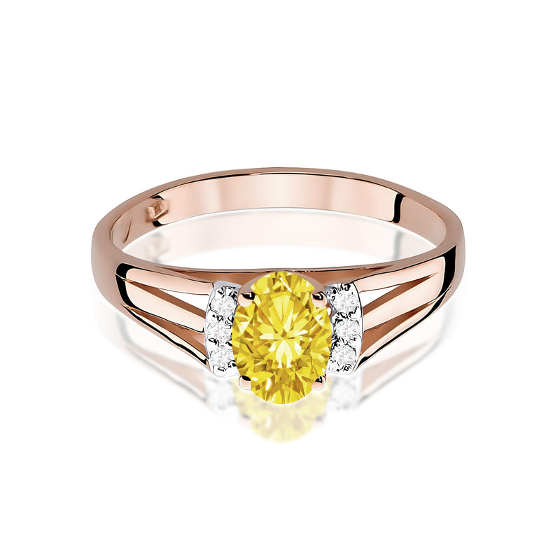 Inel Aur 14K cu Diamante de Laborator 0.55 ct, imaginea 6 din 12
