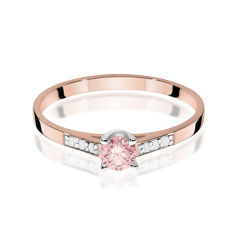 Inel Aur 14K cu Diamante de Laborator 0.21 ct, imaginea 6 din 12