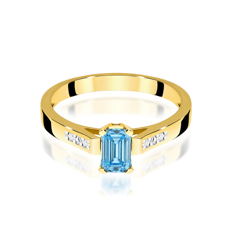Inel Aur 14K cu Diamante de Laborator 0.54 ct, imaginea 2 din 12