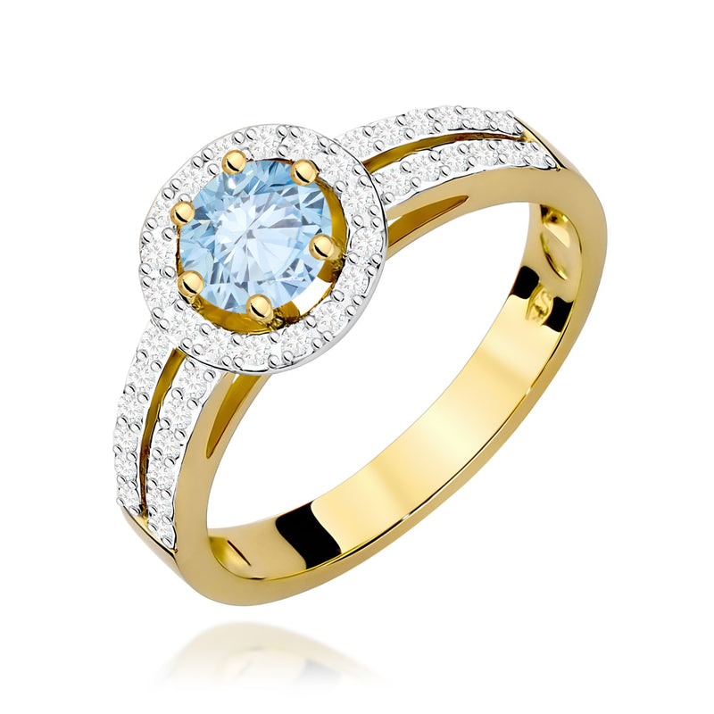 Inel Aur 14K cu Diamante de Laborator 0.70 ct — Aur galben
