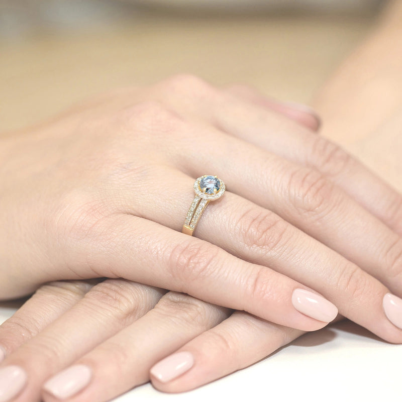 Inel Aur 14K cu Diamante de Laborator 0.70 ct, imaginea 4 din 12