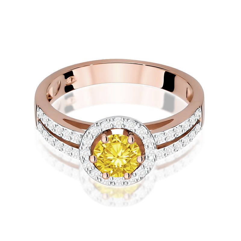 Inel Aur 14K cu Diamante de Laborator 0.70 ct, imaginea 6 din 12
