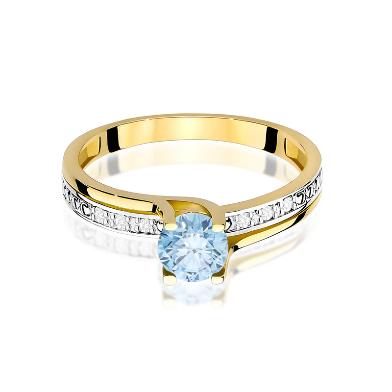 Inel Aur 14K cu Diamante de Laborator 0.53 ct, imaginea 2 din 12