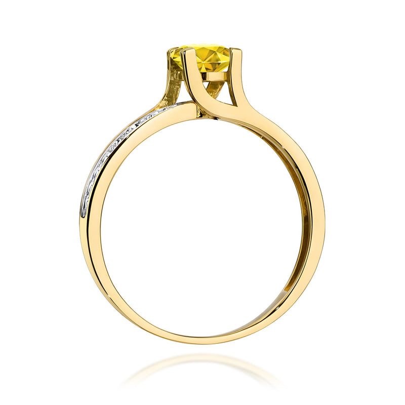 Inel Aur 14K cu Diamante de Laborator 0.53 ct, imaginea 3 din 12