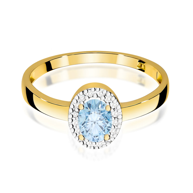 Inel Aur 14K cu Diamante de Laborator 0.58 ct, imaginea 2 din 12