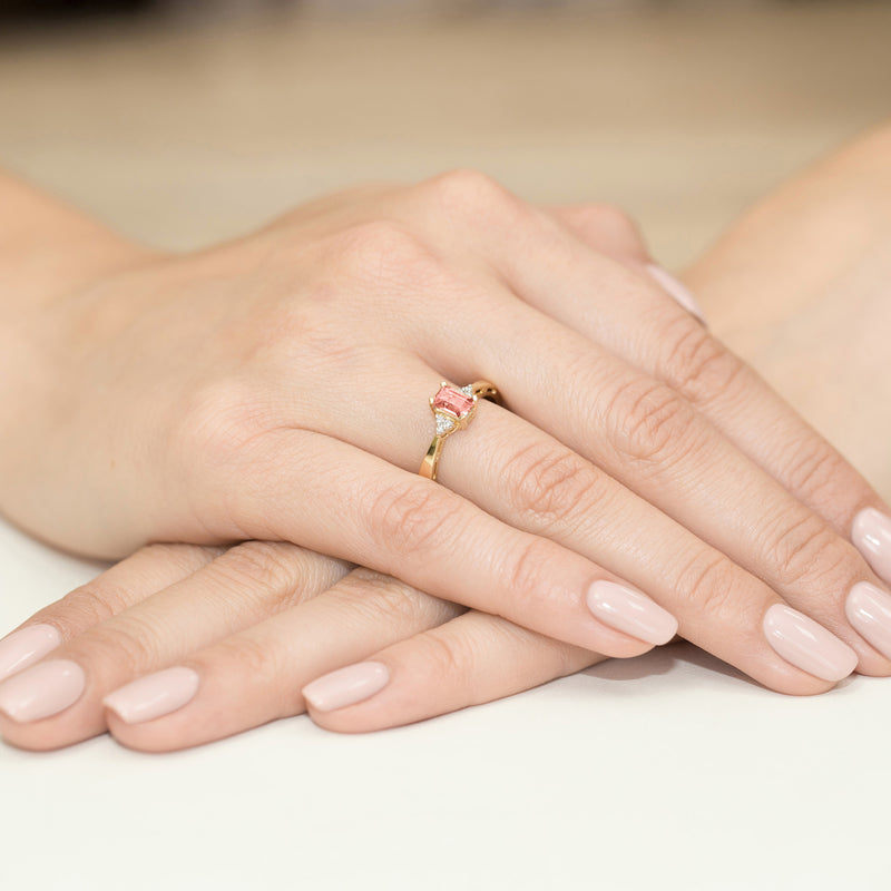 Inel Aur 14K cu Diamante de Laborator 0.53 ct, imaginea 4 din 12