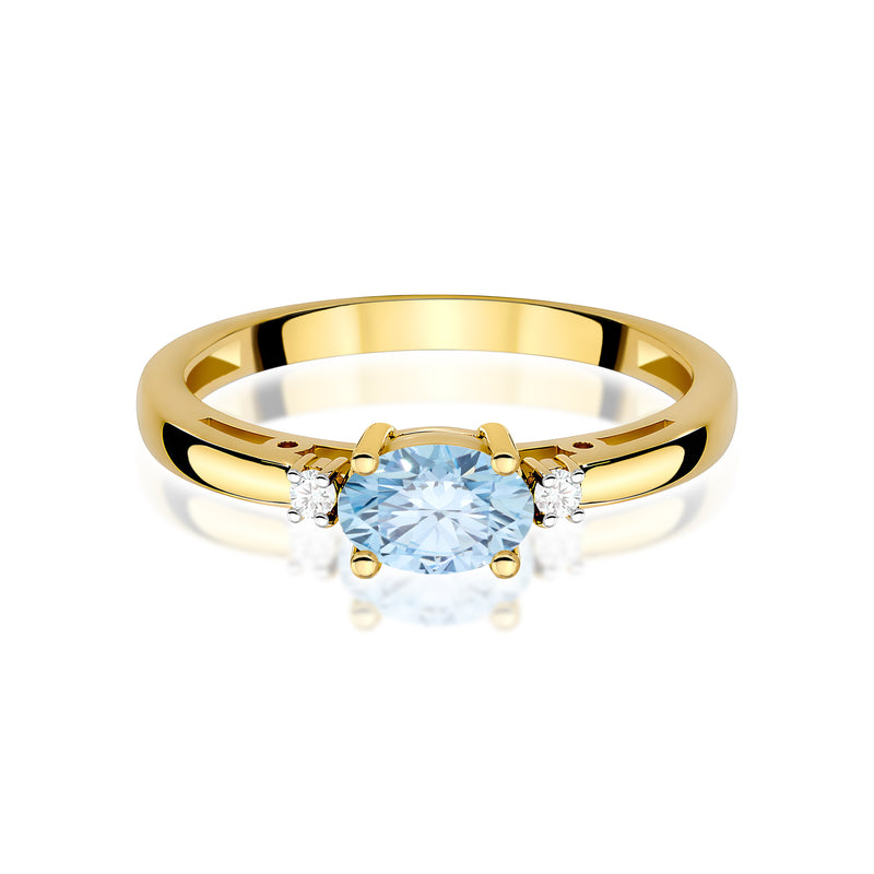 Inel Aur 14K cu Diamante de Laborator 0.53 ct, imaginea 2 din 12