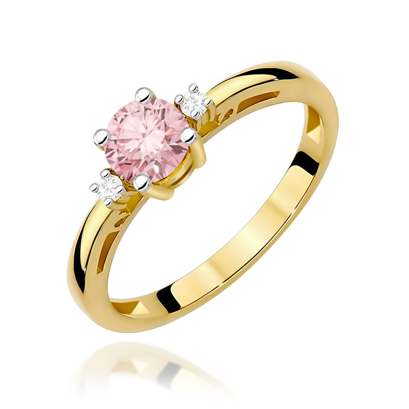 Inel Aur 14K cu Diamante de Laborator 0.53 ct — Aur galben