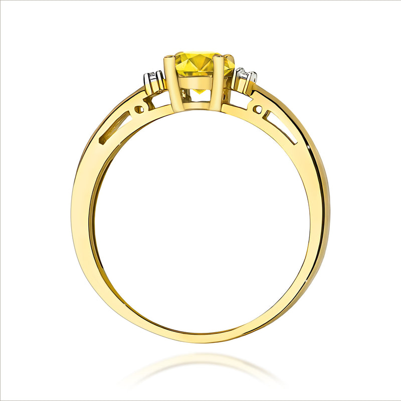 Inel Aur 14K cu Diamante de Laborator 0.53 ct, imaginea 3 din 12